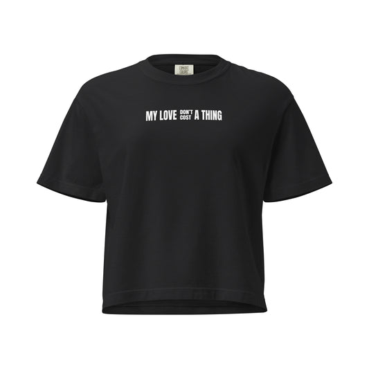 Love Don't Cost a Thing - Black - Garment Files
